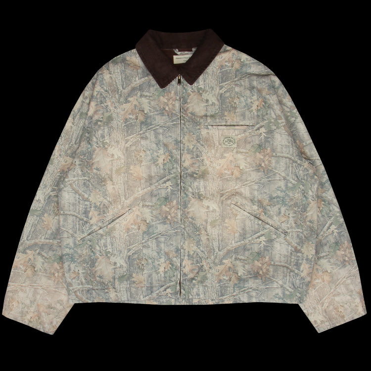 MOPQ - Utility Canvas Work Jacket
Color : Camo