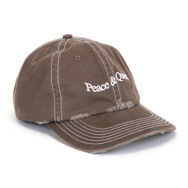 MOPQ - Wordmark Reverse Stitched Hat
Color : Brown