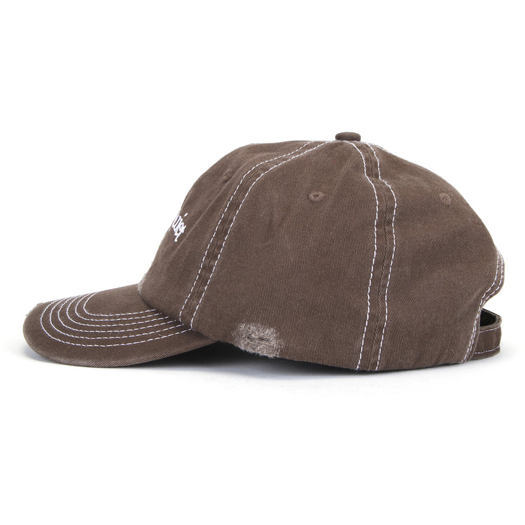 MOPQ - Wordmark Reverse Stitched Hat
Color : Brown