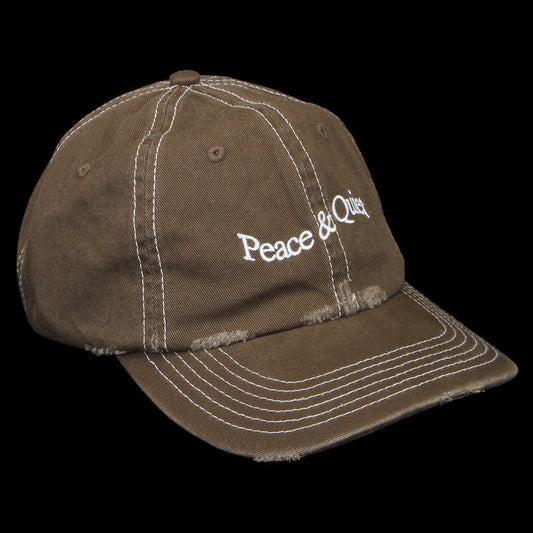 MOPQ - Wordmark Reverse Stitched Hat
Color : Brown