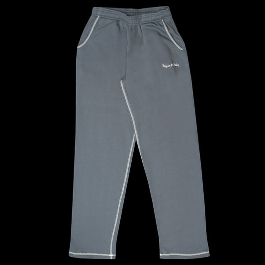 MOPQ - Wordmark Reverse Stitched Sweatpants
Color : Slate