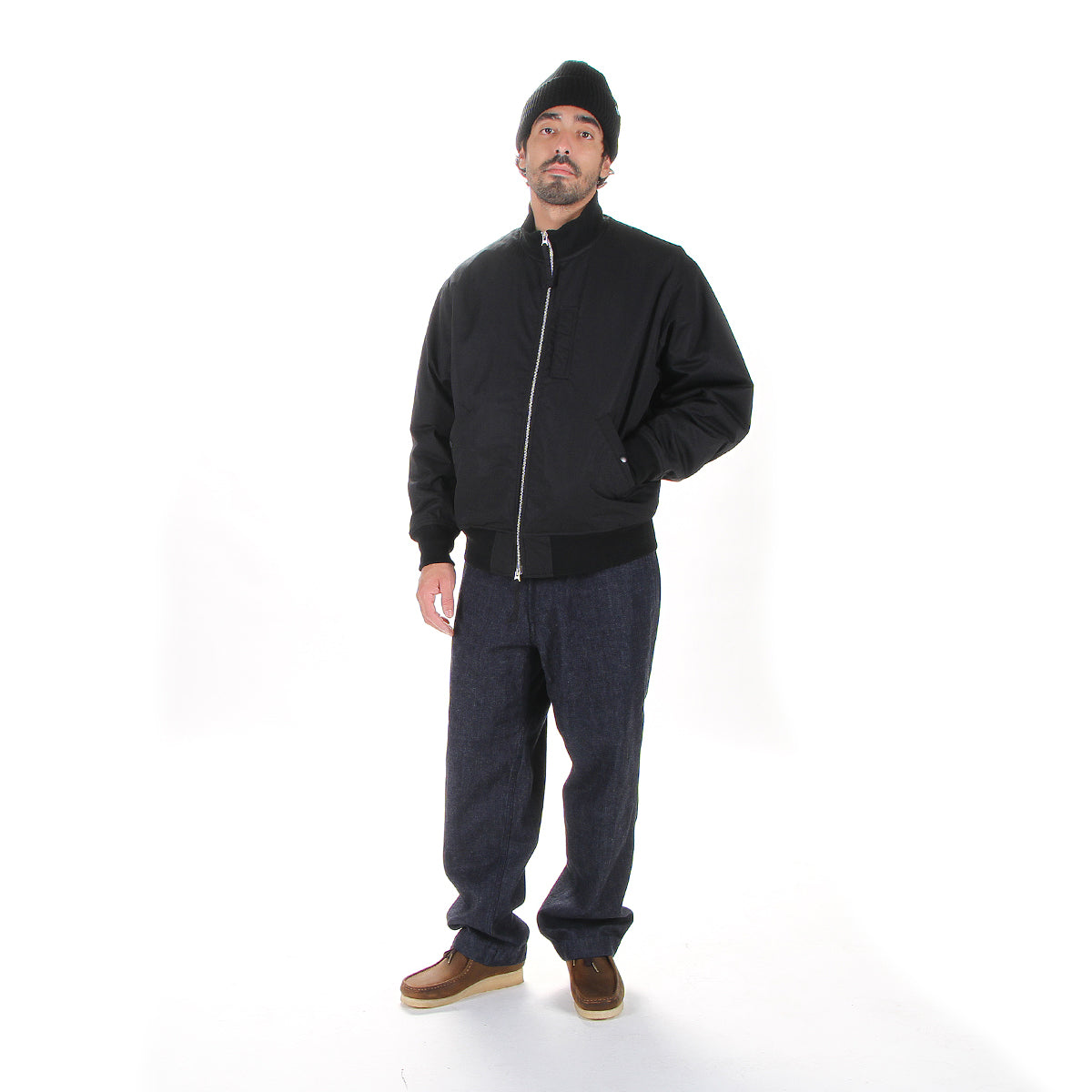 Nanamíca | Insulation Varsity Jacket
Color : Black