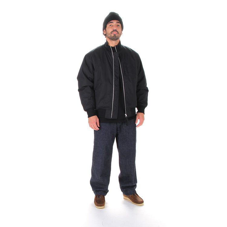 Nanamíca | Insulation Varsity Jacket
Color : Black