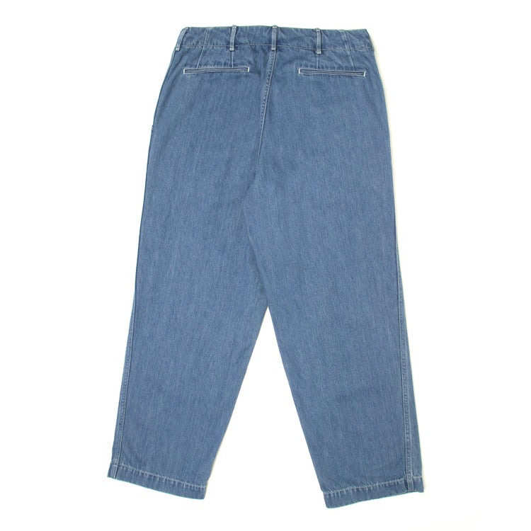Nanamica - Wide Denim Pants
Style # S25SC086U
Color : Light Indigo