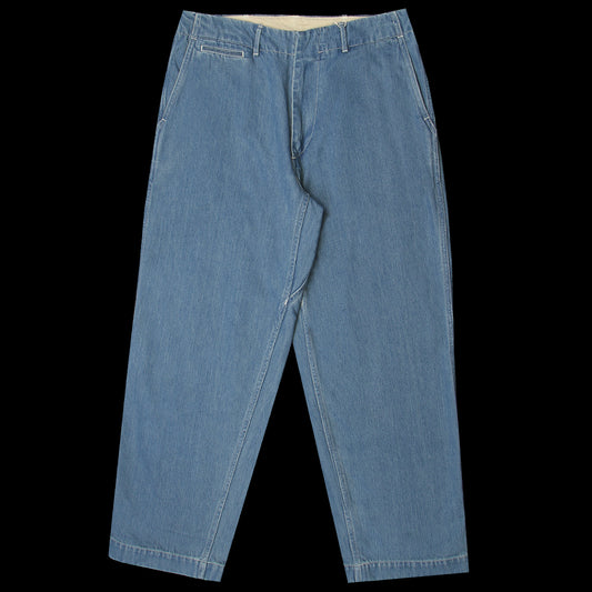 Nanamica - Wide Denim Pants
Style # S25SC086U
Color : Light Indigo