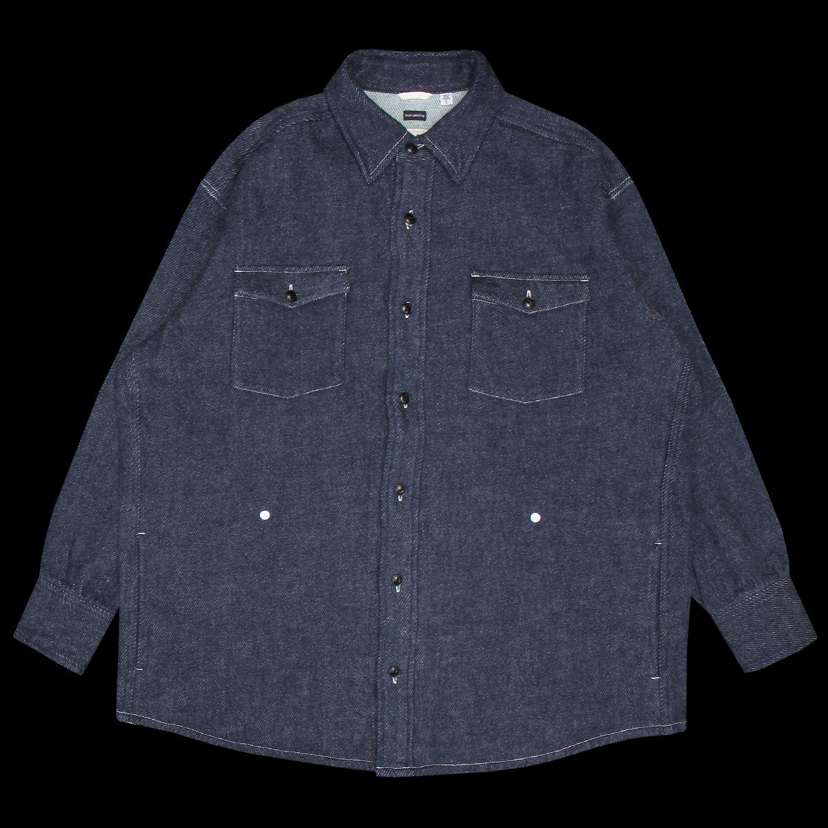 Nanamíca | Women's Brushed Denim Shirt Jacket
Color : Navy