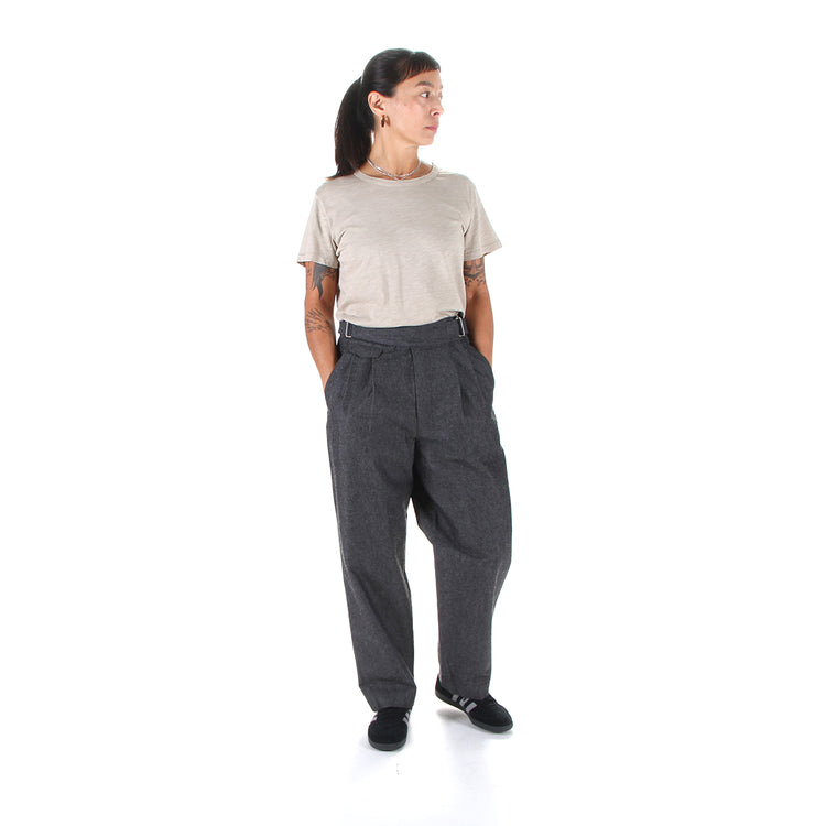 Nanamíca | Women's Cotton Wool Gurkha Pants
Color : Heather Grey