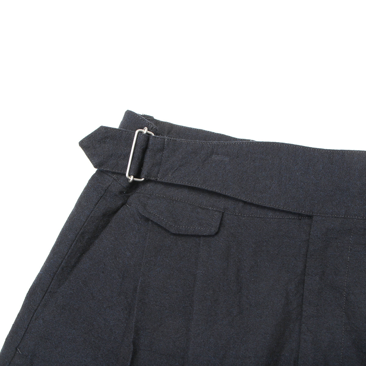 Nanamíca | Women's Cotton Wool Gurkha Skirt
Color : Navy