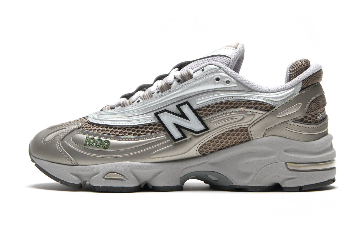 New Balance - 1000
Style # M1000N
Color : Arid Stone / Light Silver Metallic / Dark Alpine Green