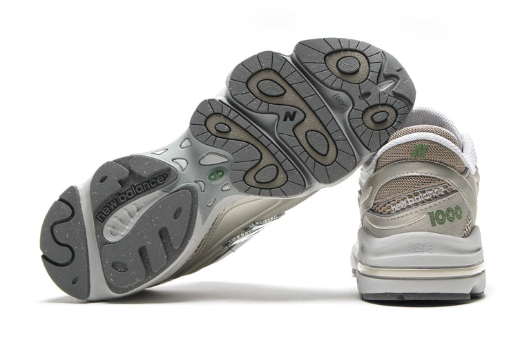 New Balance - 1000
Style # M1000N
Color : Arid Stone / Light Silver Metallic / Dark Alpine Green