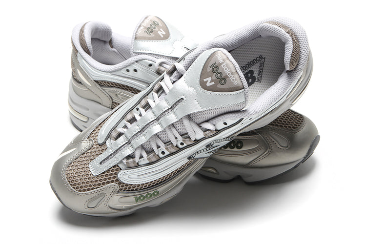 New Balance - 1000
Style # M1000N
Color : Arid Stone / Light Silver Metallic / Dark Alpine Green