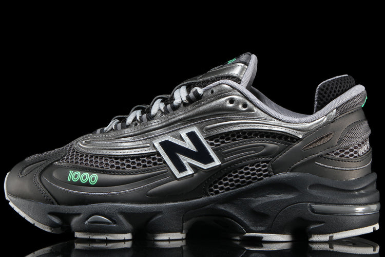 New Balance - 1000
Style # M1000T
Color : Black / Dark Metallic Silver / Lime Leaf