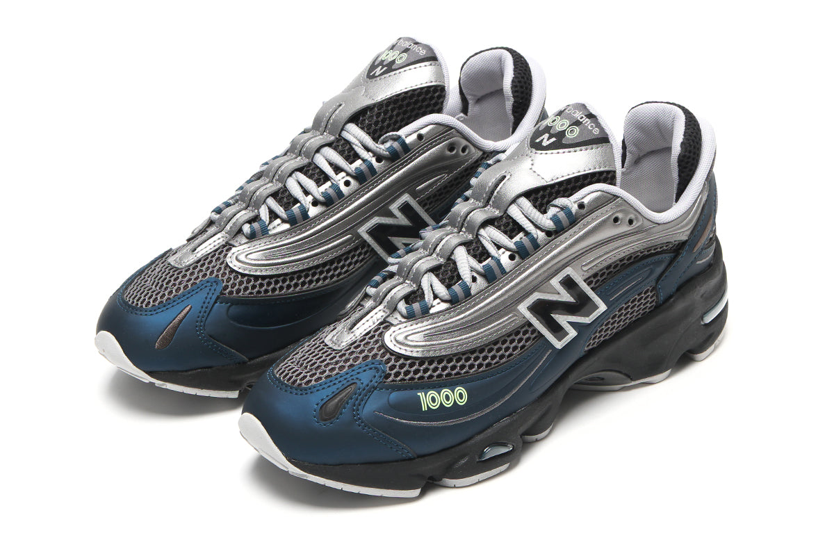 New Balance - 1000
Style # M1000S
Color : Deep Ocean / Dark Silver Metallic / Mint Flash
