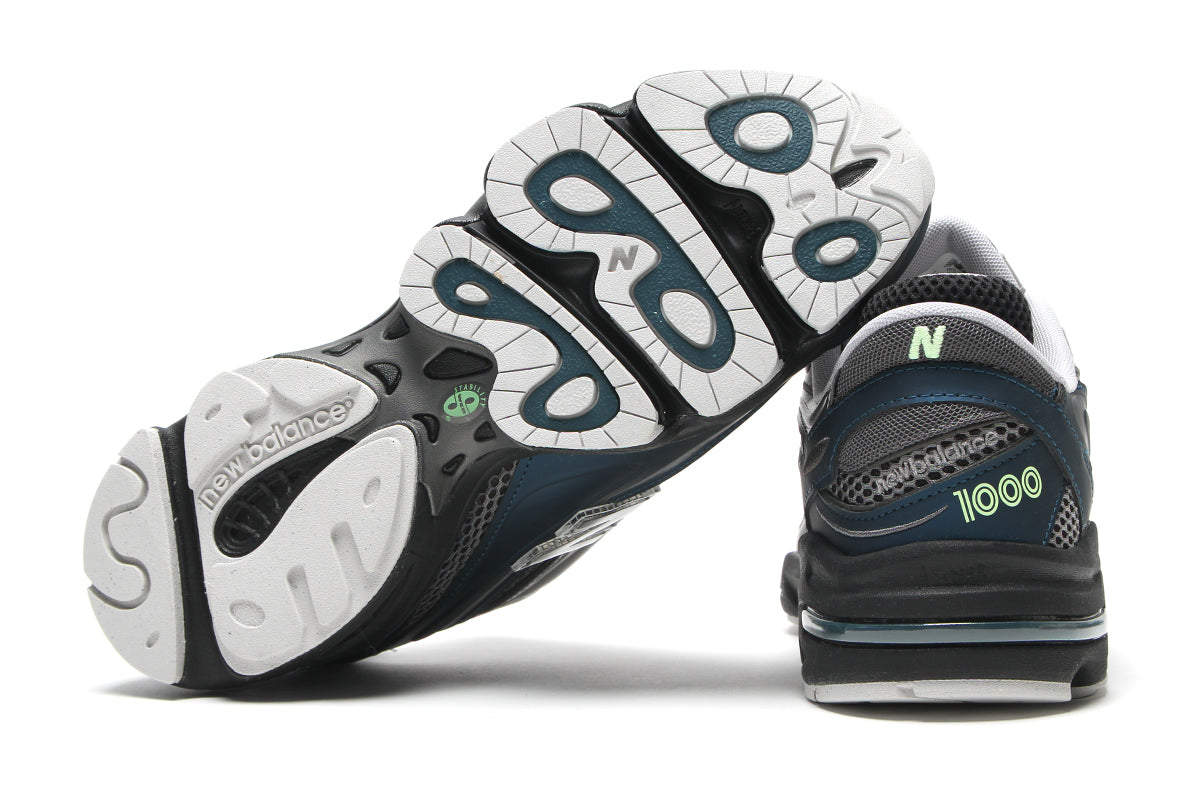 New Balance - 1000
Style # M1000S
Color : Deep Ocean / Dark Silver Metallic / Mint Flash