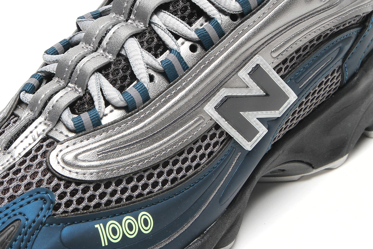 New Balance - 1000
Style # M1000S
Color : Deep Ocean / Dark Silver Metallic / Mint Flash