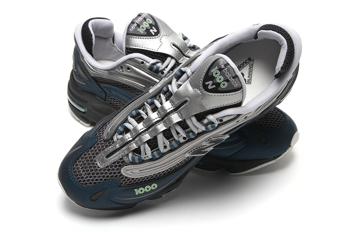 New Balance - 1000
Style # M1000S
Color : Deep Ocean / Dark Silver Metallic / Mint Flash