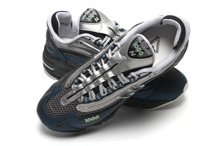 New Balance - 1000
Style # M1000S
Color : Deep Ocean / Dark Silver Metallic / Mint Flash