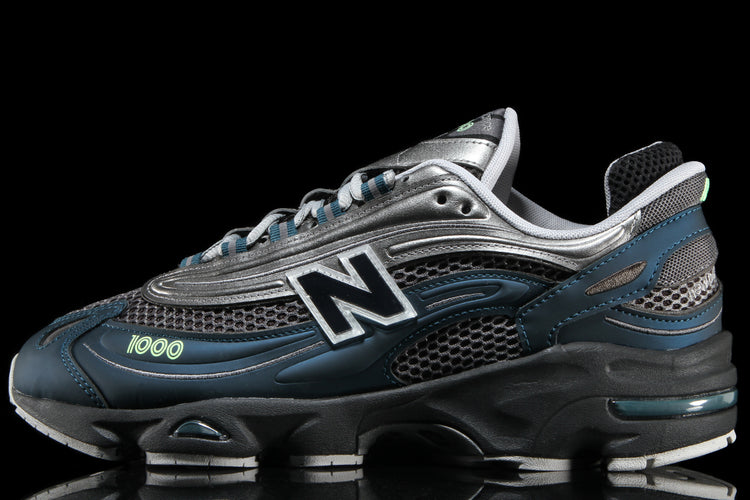 New Balance - 1000
Style # M1000S
Color : Deep Ocean / Dark Silver Metallic / Mint Flash