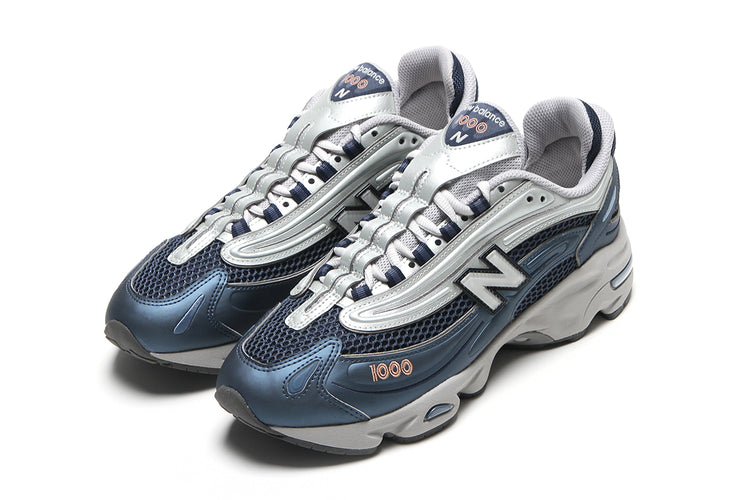 New Balance - 1000
Style # M1000P
Color : Vintage Indigo / Light Silver Metallic / Peach Nectar