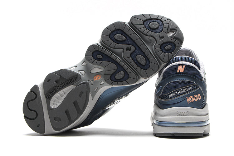 New Balance - 1000
Style # M1000P
Color : Vintage Indigo / Light Silver Metallic / Peach Nectar