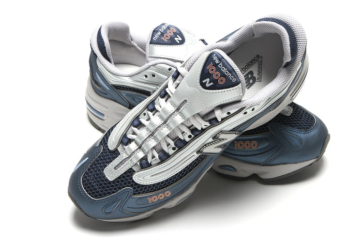 New Balance - 1000
Style # M1000P
Color : Vintage Indigo / Light Silver Metallic / Peach Nectar