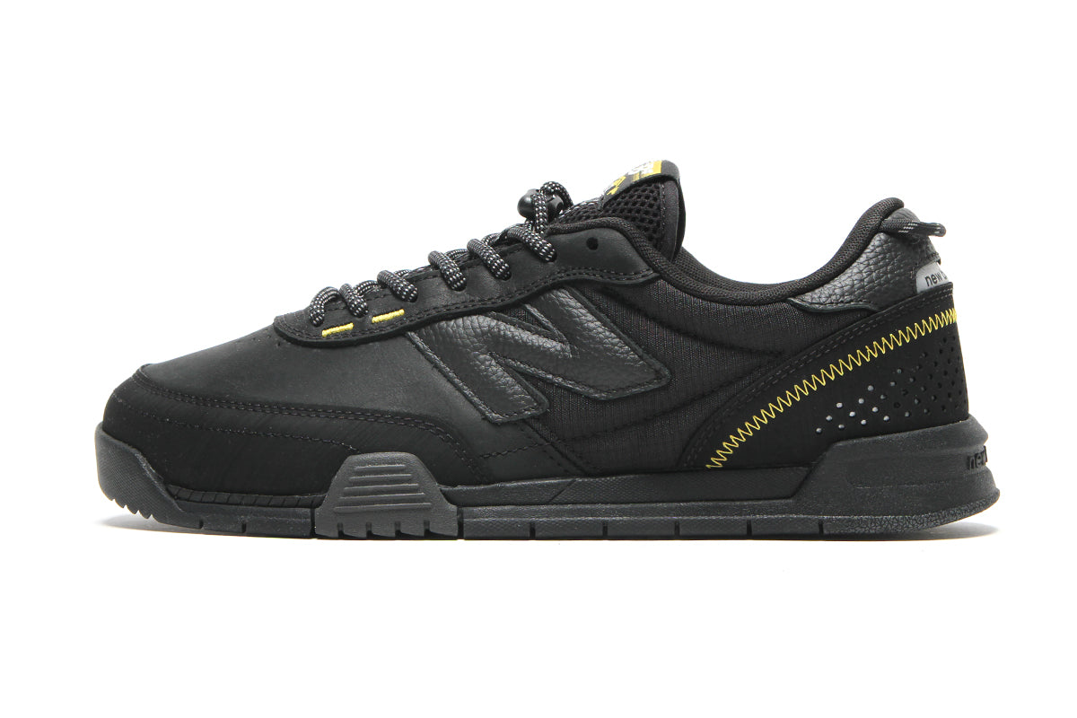 New Balance Numeric - 440Wv2 Wide
Style # UN440WAB
Color : Black / Happy Yellow
