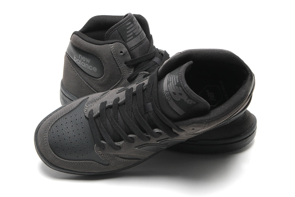 New Balance Numeric - 480 High Wide
Style # UN480HGB
Color : Black Cement / Black