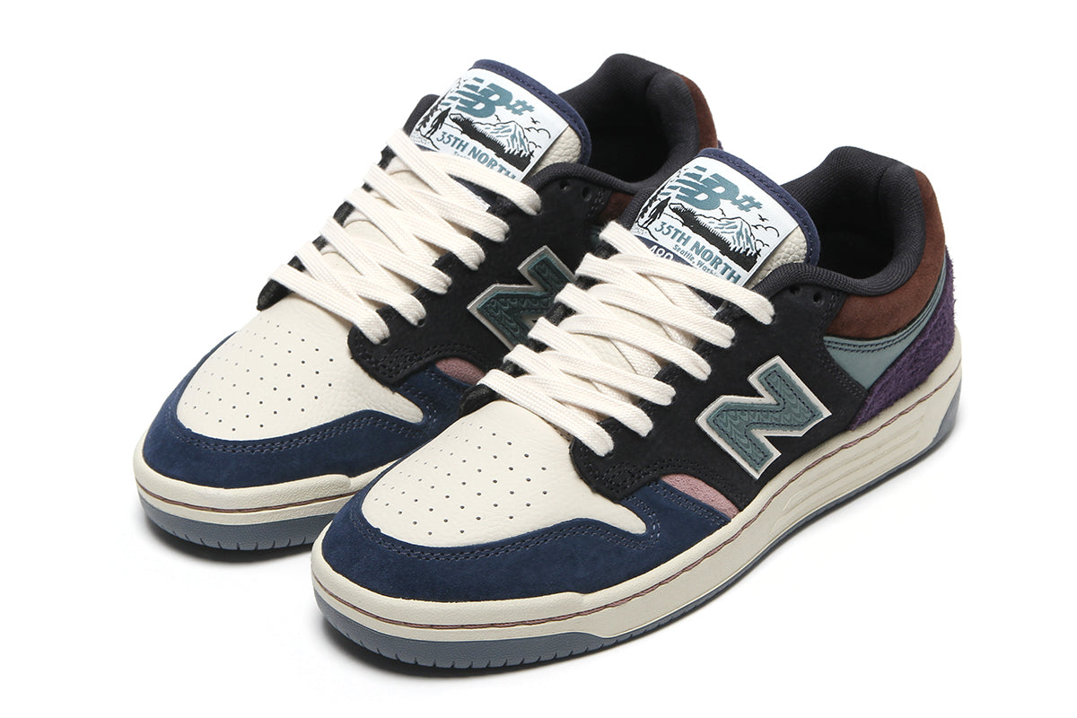 New Balance Numeric - 480 x 35th North
Style # UN480SAS
Color : Navy / Sea Salt