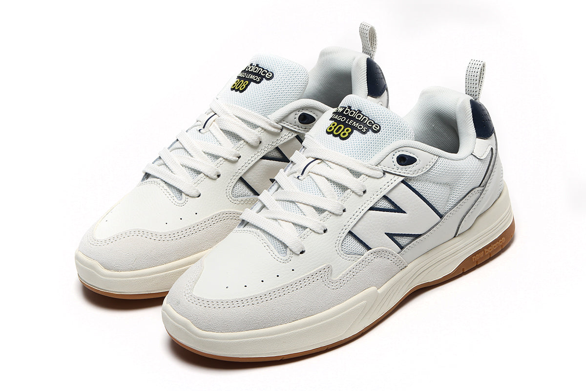 New Balance Numeric - 808L
Style # UN808LSN
Color : Sea Salt / NB Navy