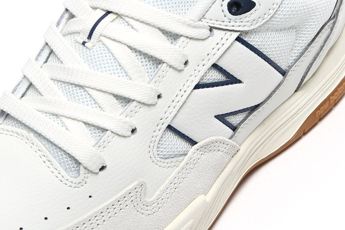 New Balance Numeric - 808L
Style # UN808LSN
Color : Sea Salt / NB Navy