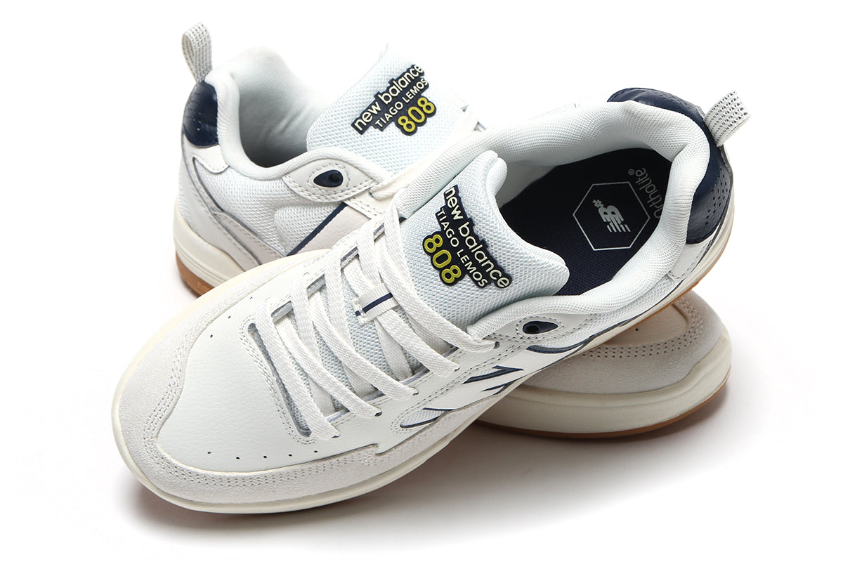 New Balance Numeric - 808L
Style # UN808LSN
Color : Sea Salt / NB Navy