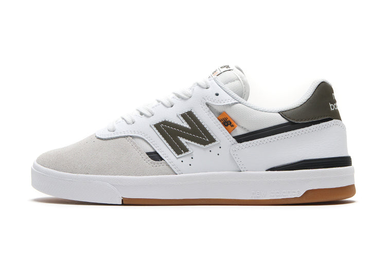 New Balance Numeric - 306 Cup
Style # UN306CSN
Color : White / Dark Moss