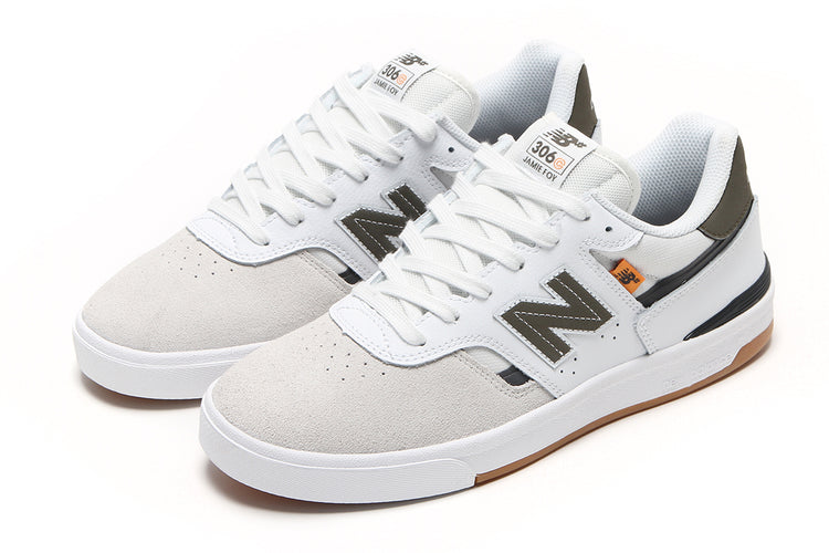 New Balance Numeric - 306 Cup
Style # UN306CSN
Color : White / Dark Moss