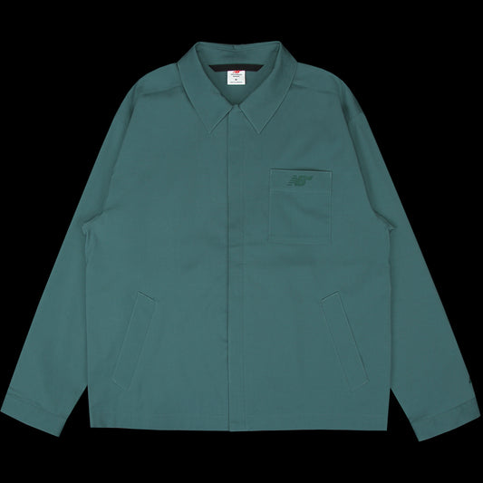 New Balance Numeric - Coaches Twill Jacket
Style # MO51950
Color : New Spruce