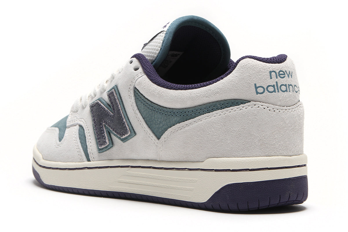 New Balance Numeric - 480 x Slow Impact
Style # UN480SLW
Color : Sea Salt / Vintage Indigo