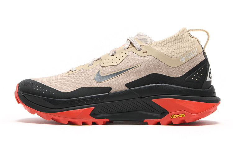 Nike - ACG Zegama Trail Gore-Tex
Style # IO7932-200
Color : Linen / Black / LT Crimson / LT Orewood Brown