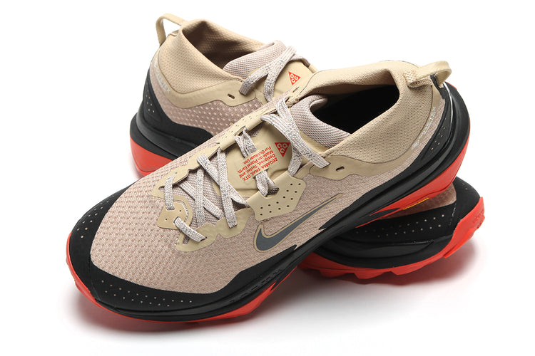 Nike - ACG Zegama Trail Gore-Tex
Style # IO7932-200
Color : Linen / Black / LT Crimson / LT Orewood Brown