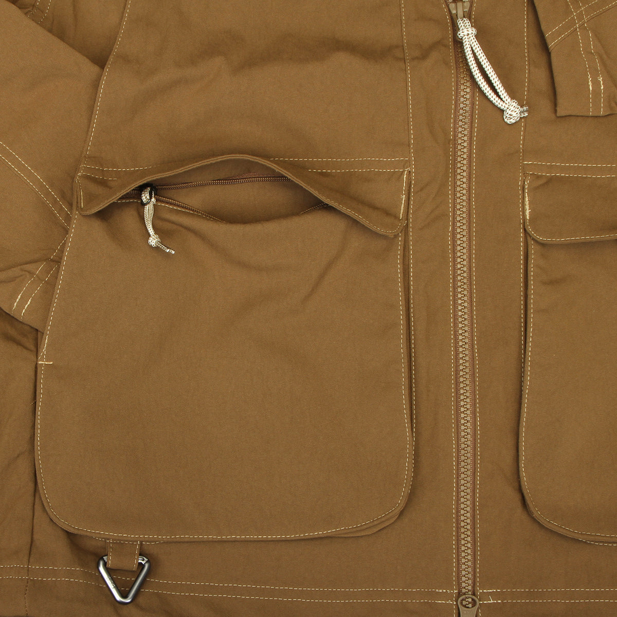 Nike - ACG UV Smith Summit Jacket
Style # HV0598-235
Color : Mosswood Brown / LT Khaki / Summit White