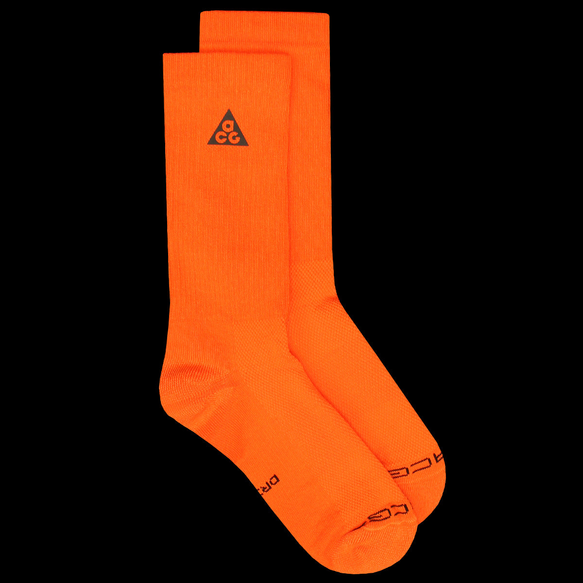 Nike - Everyday Elevated Crew Socks
Style # IH8647-819

Color : Safety Orange / Black / Reflective