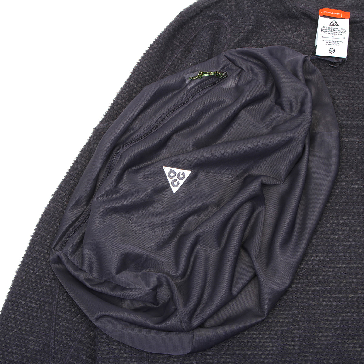 Nike - ACG Wolf Lichen Crewneck
Style # IH1445-013
Color : Gridiron / Summit White