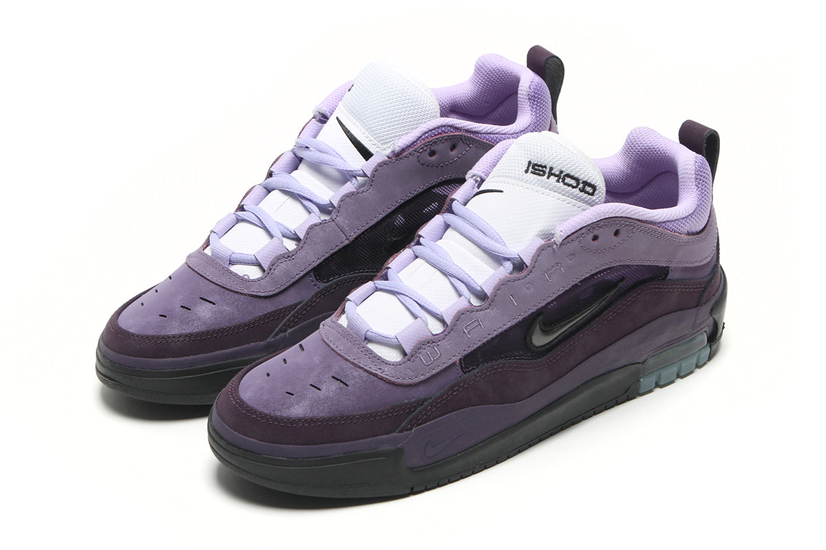 Nike SB - Air Max Ishod
Style # IR1887-500
Color : Grand Purple / Black / Noble Purple