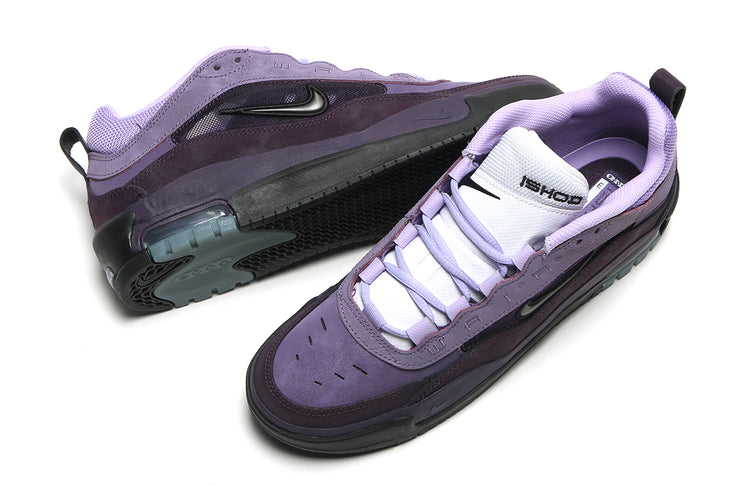 Nike SB - Air Max Ishod
Style # IR1887-500
Color : Grand Purple / Black / Noble Purple
