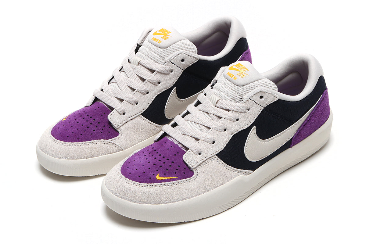 Nike SB - Force 58
Style # DV5477-403
Color : Obsidian / LT Orewood Brown / Wild Grape