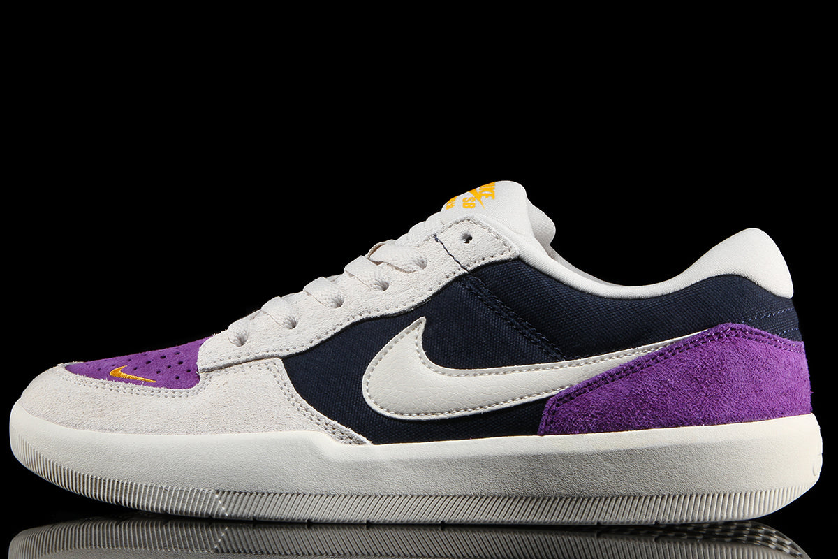 Nike SB - Force 58
Style # DV5477-403
Color : Obsidian / LT Orewood Brown / Wild Grape