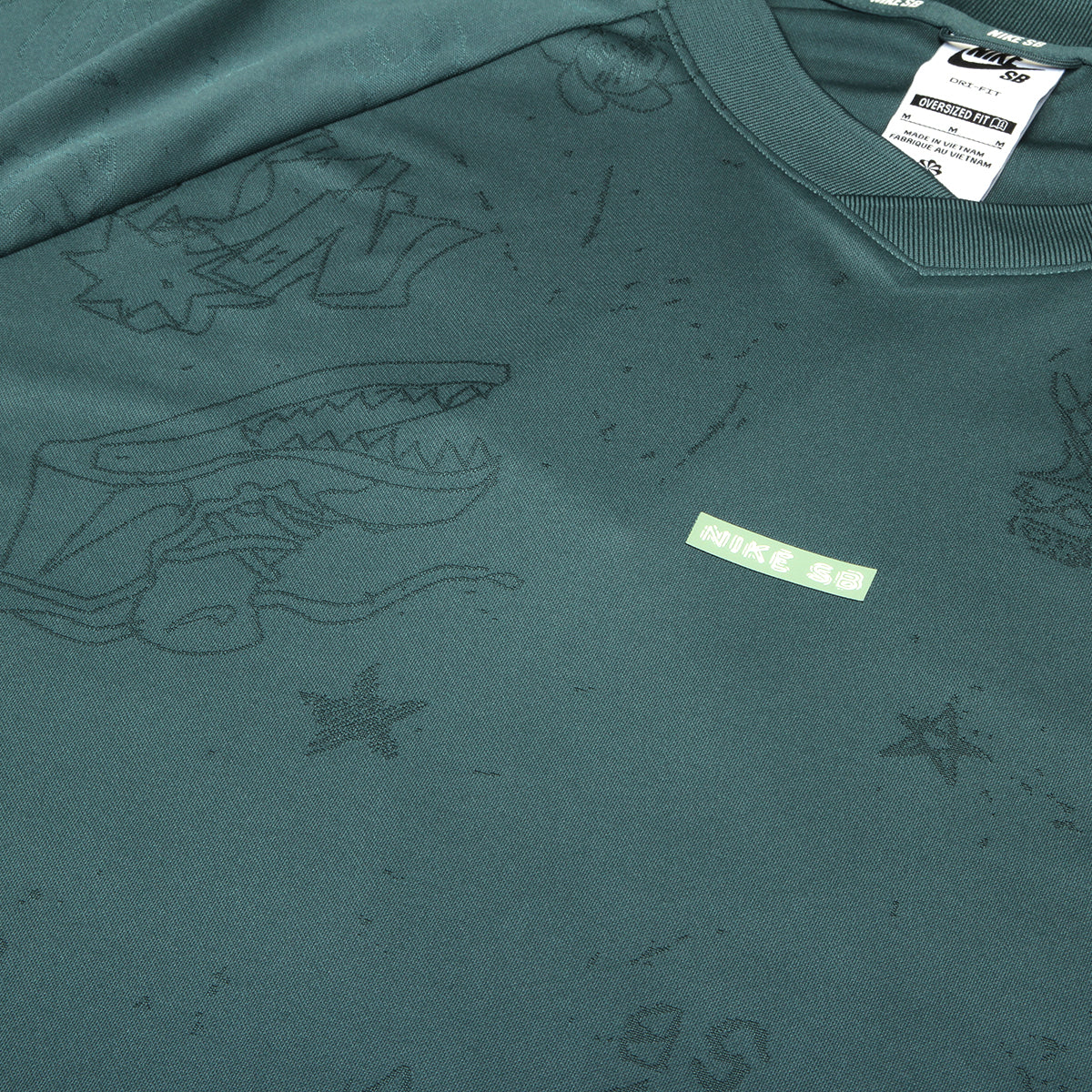 Nike SB - Desk Doodle Jersey
Style # IF1302-382
Color : Mineral Slate