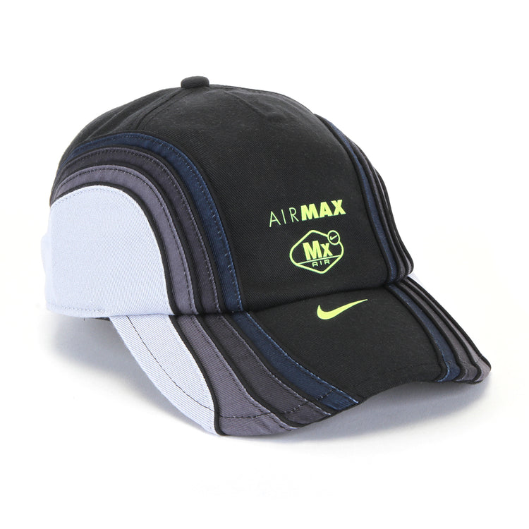 Nike - Air Max Club Hat
Style # IU3851-010
Color : Black / Wolf Grey / Volt