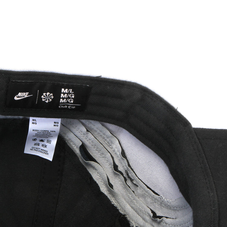 Nike - Air Max Club Hat
Style # IU3851-010
Color : Black / Wolf Grey / Volt