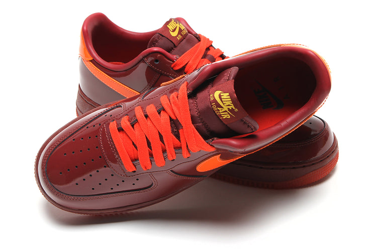 Nike - Air Force 1 Low
Style # IO4489-601
Color : Dark Team Red / University Gold