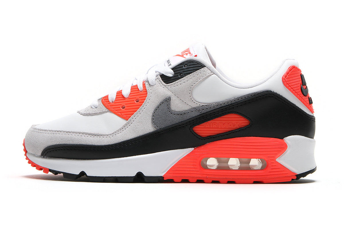 Nike - Air Max 90
Style # IU1055-100
Color : White / Particle Grey / Smoke Grey / Black