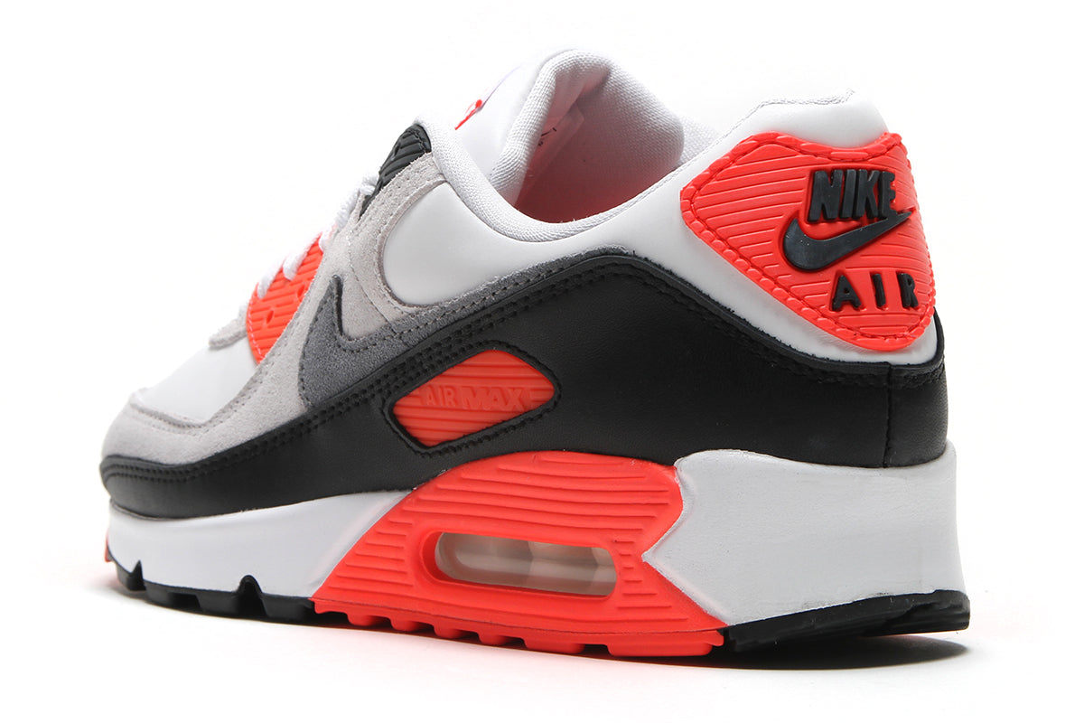 Nike - Air Max 90
Style # IU1055-100
Color : White / Particle Grey / Smoke Grey / Black